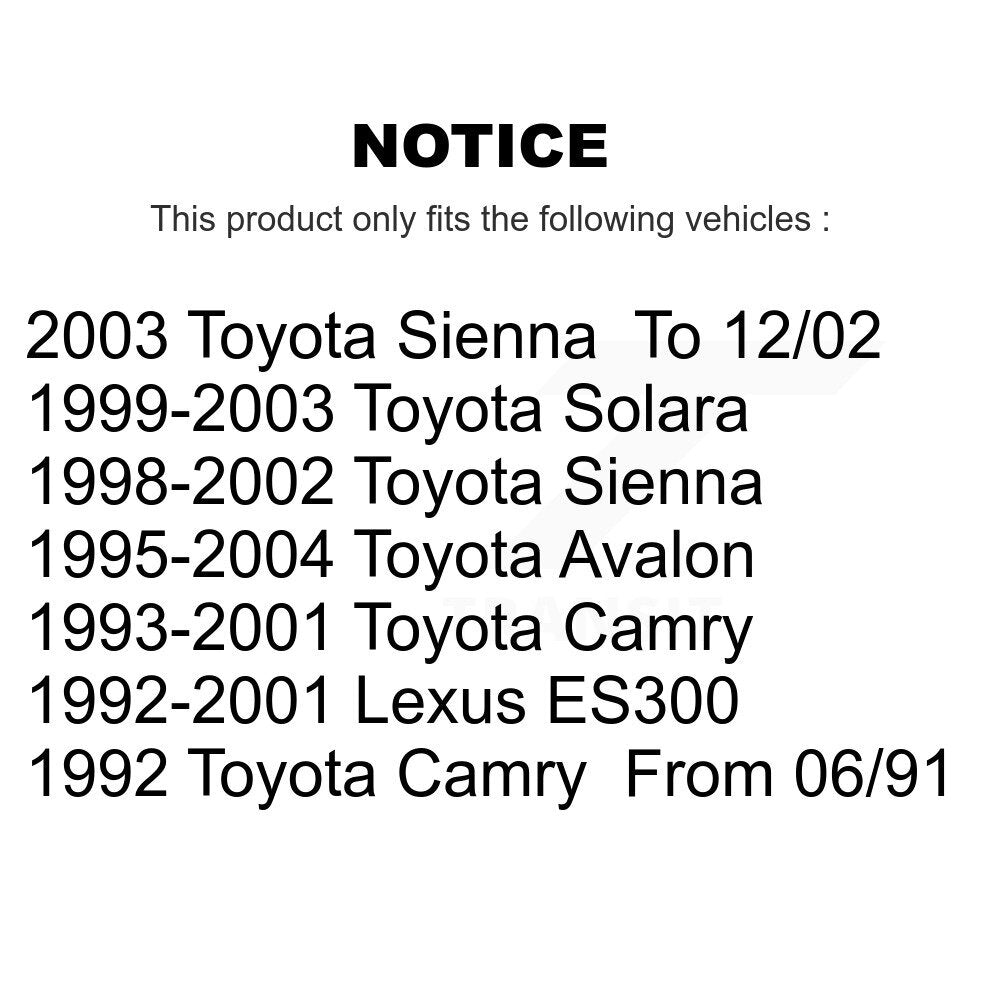 [Avant Intérieur] Extrémité de biellette de direction pour Toyota Camry Sienna Solara Avalon Lexus ES300 KTR-104769