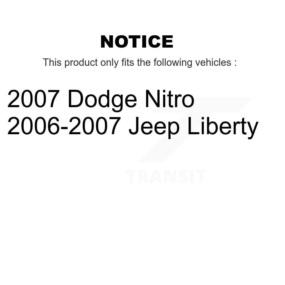 [Avant Intérieur] Extrémité de biellette de direction pour Jeep Liberty Dodge Nitro KTR-104846
