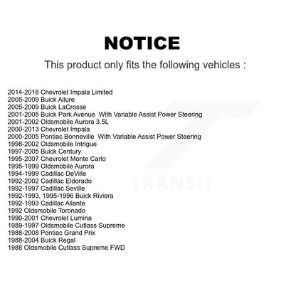 [Avant Intérieur] Extrémité de biellette de direction pour Chevrolet Impala Buick Pontiac Grand Prix LaCrosse Monte KTR-104851