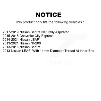 [Avant Intérieur] Extrémité de biellette de direction pour Nissan Sentra LEAF NV200 Chevrolet City Express KTR-104865