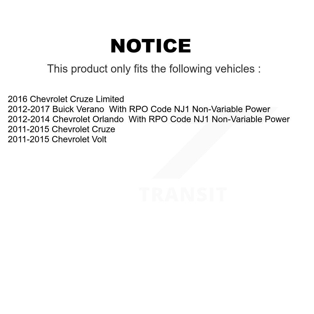 [Avant Intérieur] Extrémité de biellette de direction pour Chevrolet Cruze Buick Verano Limited Orlando Volt KTR-104874