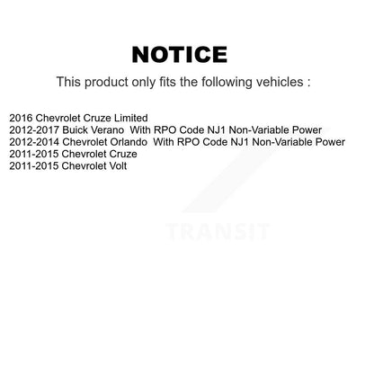 [Avant Intérieur] Extrémité de biellette de direction pour Chevrolet Cruze Buick Verano Limited Orlando Volt KTR-104874