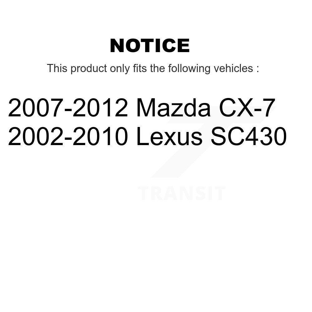[Avant Intérieur] Extrémité de biellette de direction pour Mazda CX-7 Lexus SC430 KTR-104880