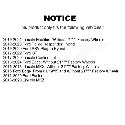 [Avant Intérieur] Extrémité de biellette de direction pour Ford Edge Fusion Lincoln Nautilus MKX MKZ Continental GT KTR-104883