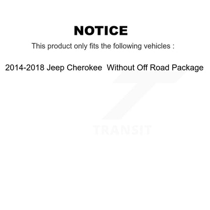 [Avant Intérieur] Extrémité de biellette de direction pour 2014-2018 Jeep Cherokee Without Off Road Package KTR-104891