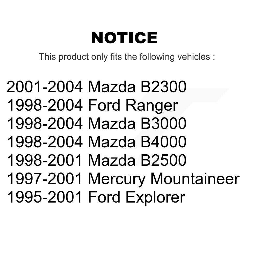 [Avant Intérieur] Extrémité de biellette de direction pour Ford Ranger Mazda Explorer B4000 B3000 B2300 B2500 KTR-104909