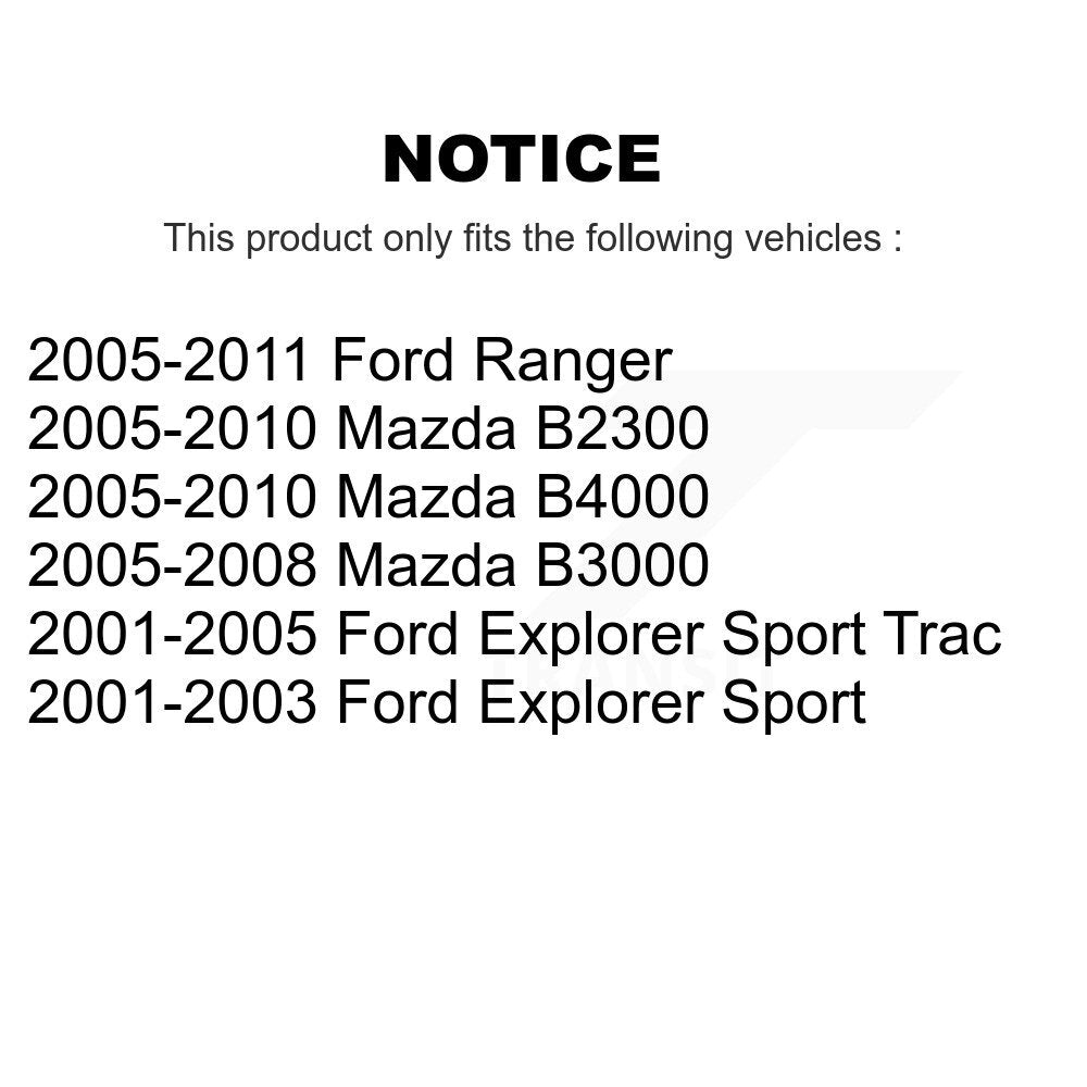 [Avant Intérieur] Extrémité de biellette de direction pour Ford Ranger Mazda Explorer Sport Trac B4000 B2300 B3000 KTR-104936