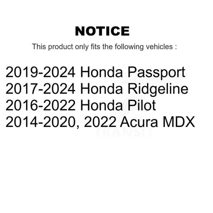 [Avant Intérieur] Extrémité de biellette de direction pour Honda Pilot Acura MDX Ridgeline Passport KTR-104939