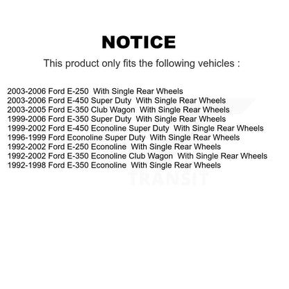 [Avant Intérieur] Extrémité de biellette de direction pour Ford E-350 Super Duty Econoline E-250 Club Wagon E-450 KTR-104952