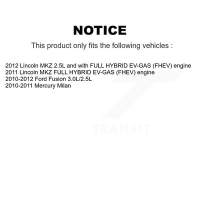[Avant] Extrémité de biellette de direction pour Ford Fusion Lincoln MKZ Mercury Milan KTR-104965