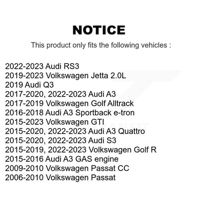 [Avant] Extrémité de biellette de direction pour Volkswagen Jetta Audi GTI A3 Quattro Golf R S3 Q3 KTR-105026