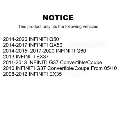 [Avant] Extrémité de biellette de direction pour INFINITI Q50 G37 QX50 EX35 Q60 EX37 KTR-105041