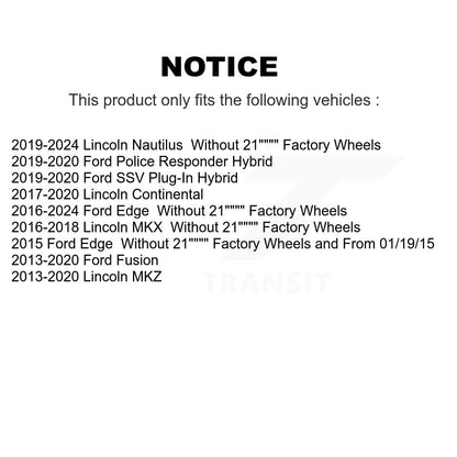 [Avant] Extrémité de biellette de direction pour Ford Edge Fusion Lincoln Nautilus MKX MKZ Police KTR-105060