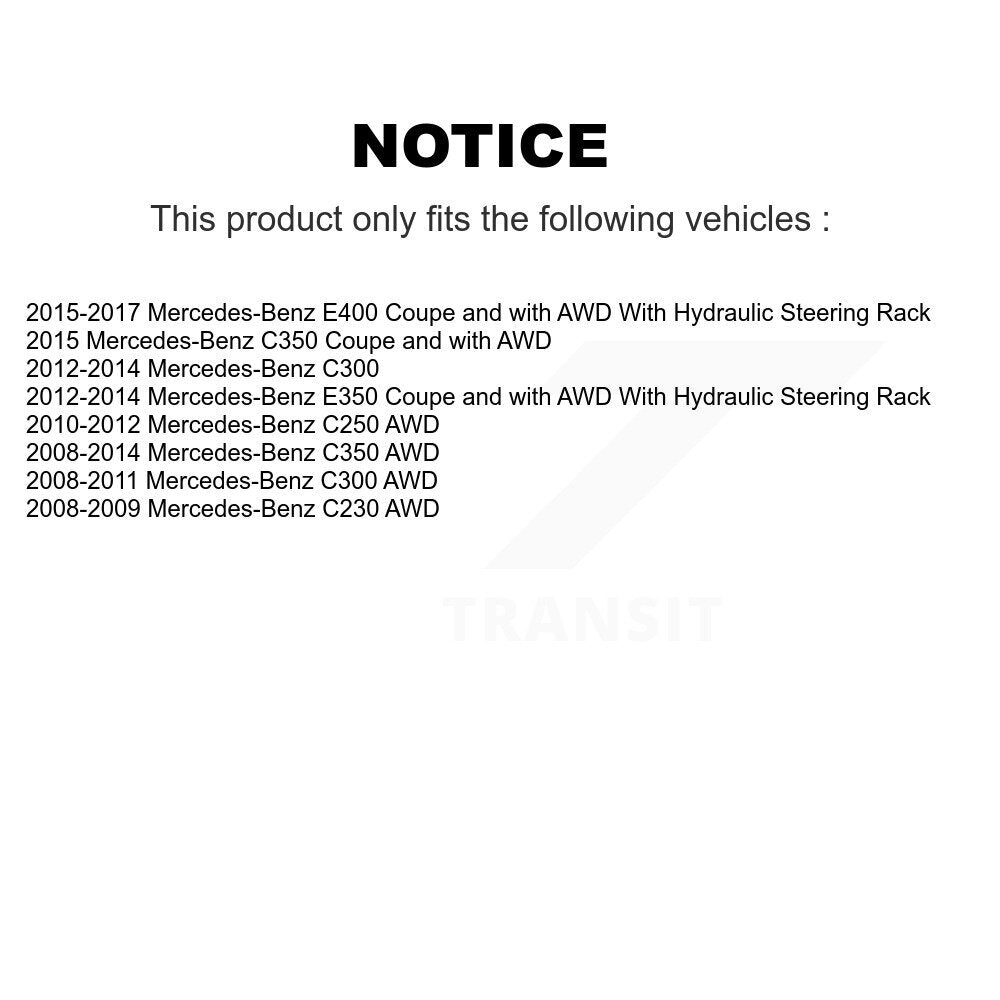 [Avant] Extrémité de biellette de direction pour Mercedes-Benz C300 C350 C250 E350 E400 C230 KTR-105081