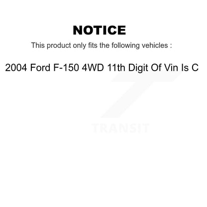 [Avant] Extrémité de biellette de direction pour 2004 Ford F-150 4WD 11th Digit Of Vin Is C KTR-105093