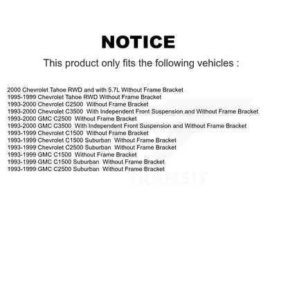 [Avant] Extrémité de biellette de direction pour C1500 Chevrolet GMC KTR-105105