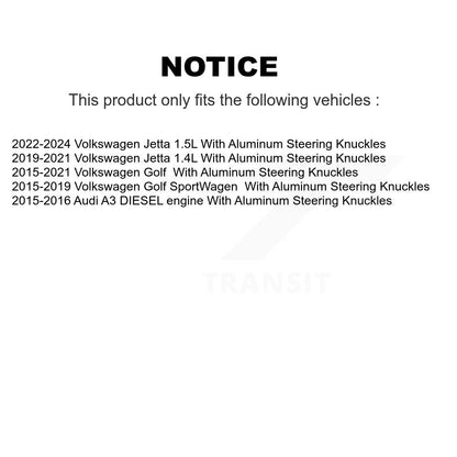 [Avant] Bras de suspension pour Volkswagen Jetta Golf KTR-105138