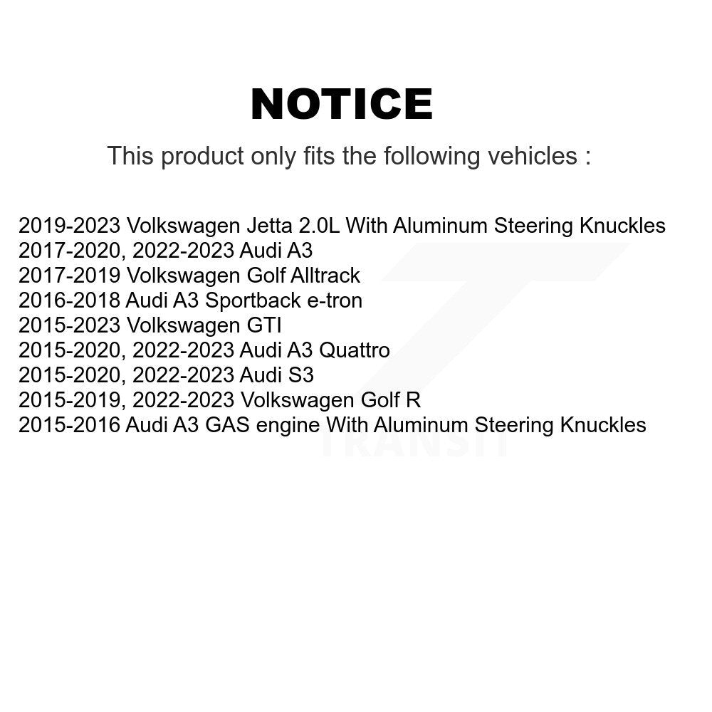 [Avant] Bras de suspension pour Volkswagen Jetta R KTR-105141