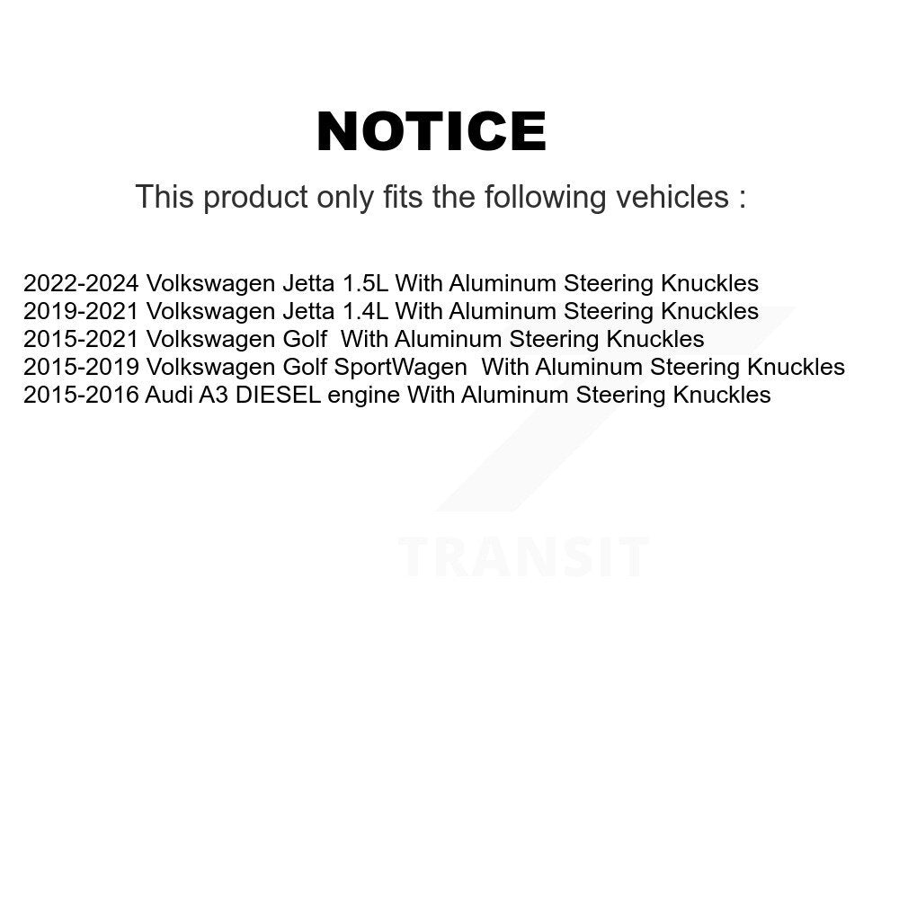 [Avant] Bras de suspension pour Volkswagen Jetta KTR-105142