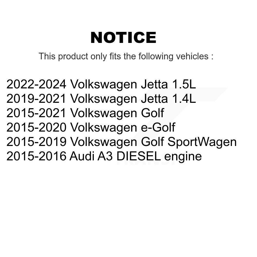 [Avant] Bras de suspension pour Volkswagen Jetta Golf SportWagen e-Golf KTR-105148