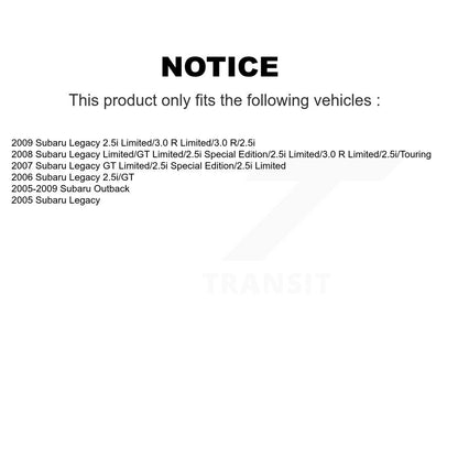 [Avant Inférieur] Bras de suspension pour Subaru Outback Legacy KTR-105213