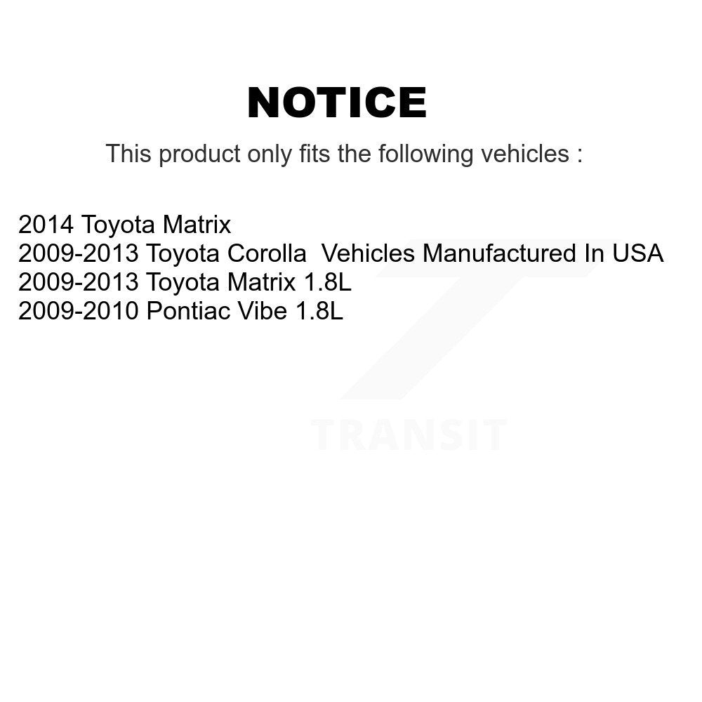 [Avant Inférieur] Bras de suspension pour Toyota Corolla Matrix Pontiac Vibe KTR-105220