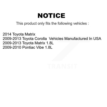 [Avant Inférieur] Bras de suspension pour Toyota Corolla Matrix Pontiac Vibe KTR-105220