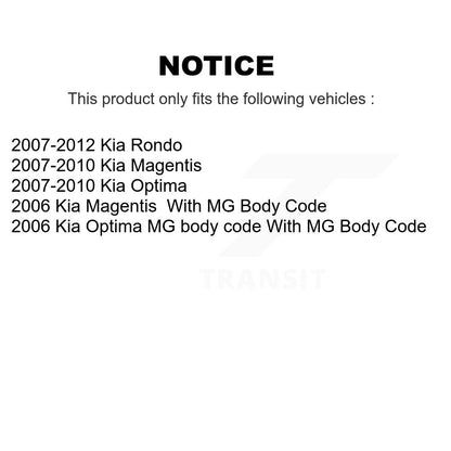 [Avant Inférieur] Bras de suspension pour Kia Rondo Optima Magentis KTR-105236