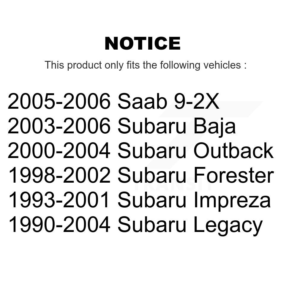 [Avant Inférieur] Bras de suspension pour Subaru Legacy Outback Forester Impreza Baja KTR-105243