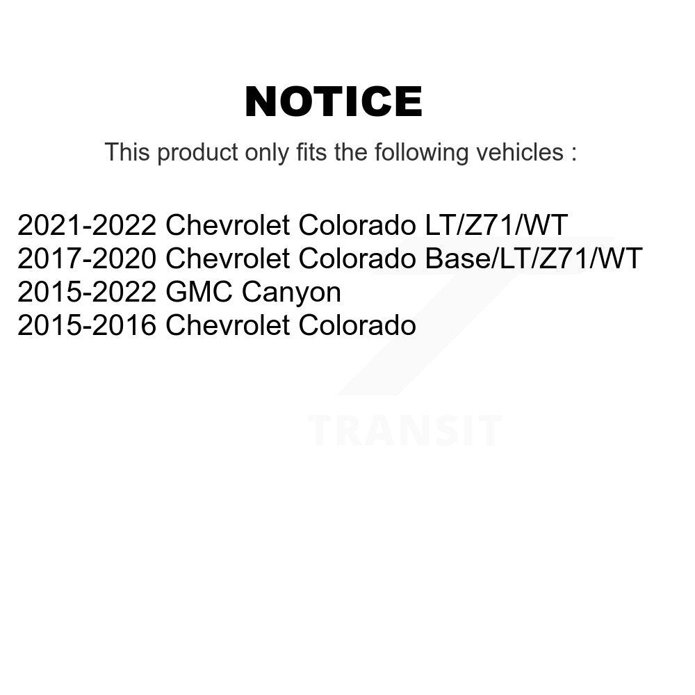 [Avant] Ensemble de bras de suspension et joint à rotule pour Chevrolet Colorado GMC Canyon KTR-105261