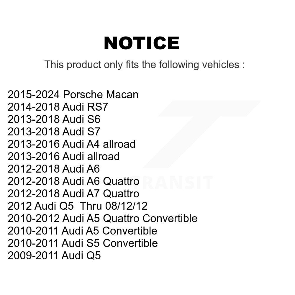 [Avant Supérieur Avant] Ensemble de bras de suspension et joint à rotule pour Porsche Macan Audi Q5 A6 A5 KTR-105276