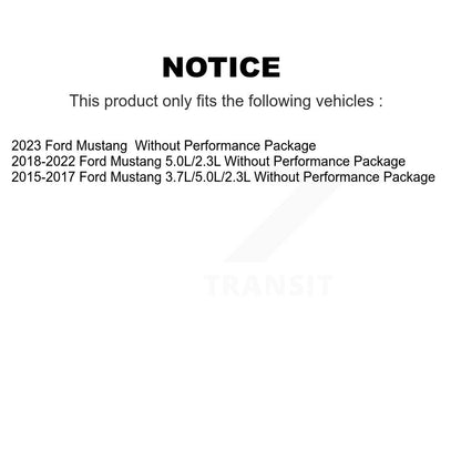 [Avant Inférieur Avant] Ensemble de bras de suspension et joint à rotule pour Ford Mustang KTR-105279