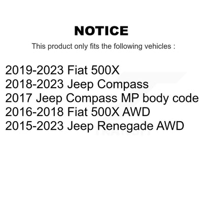 [Avant Inférieur] Ensemble de bras de suspension et joint à rotule pour Jeep Compass Renegade Fiat 500X KTR-105295
