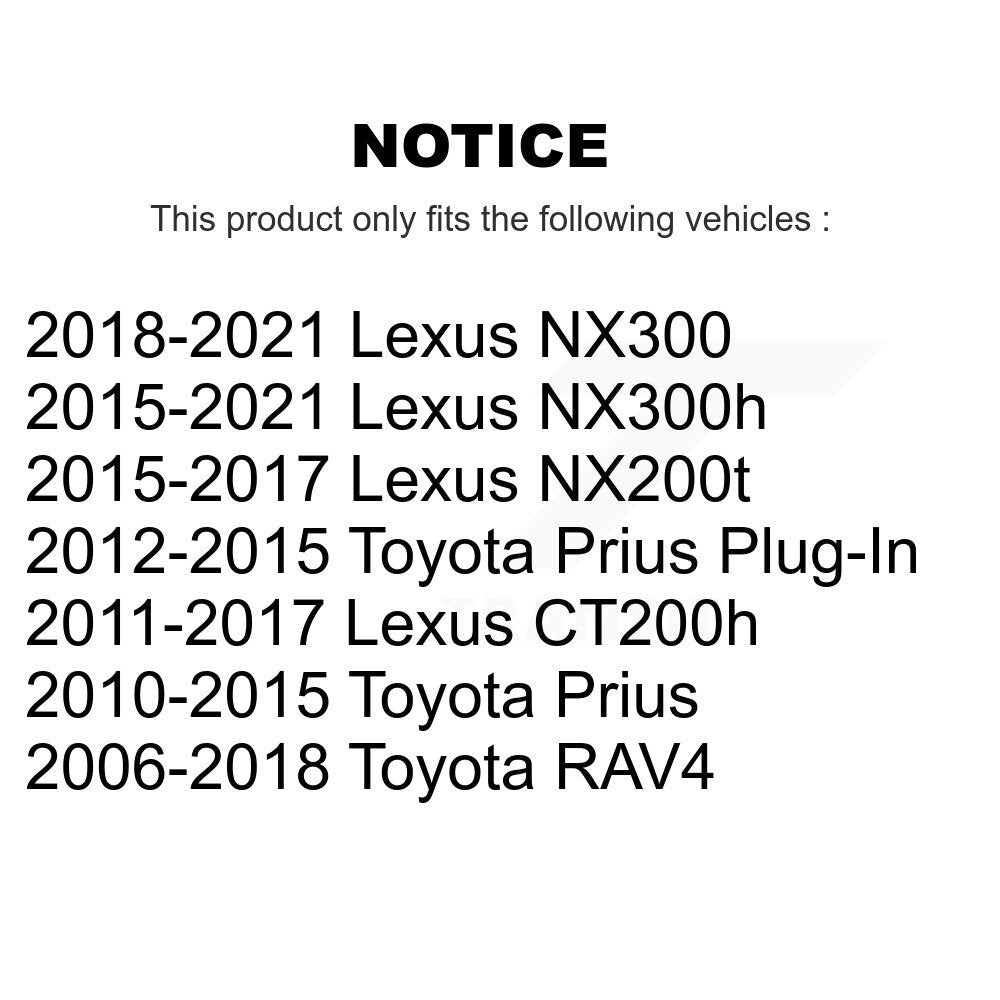 [Avant Inférieur Arrière] Bague de bras de suspension pour Toyota RAV4 Lexus NX300 KTR-105303